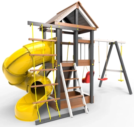 Детская площадка Пикник "Ультра" с винтовой трубой