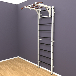 Шведская стенка "LittleSport" Long (белый*черный)