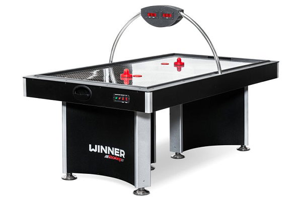 картинка Игровой стол - аэрохоккей "BLACK DIAMOND PRO" 7 ф от магазина Лазалка