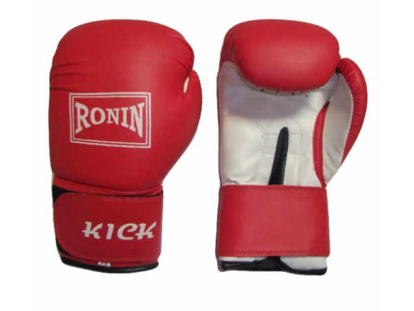 Перчатки бокс Ronin Kick 8 унций красные