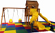 Детский игровой комплекс Р955-3 с горкой и трубой