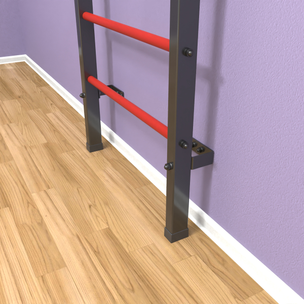 Шведская стенка «LittleSport» Graphite Pull-Up 2.0 красные ступени