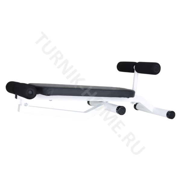 Скамья Для Пресса 2в1 (Белая) Turnik-home
