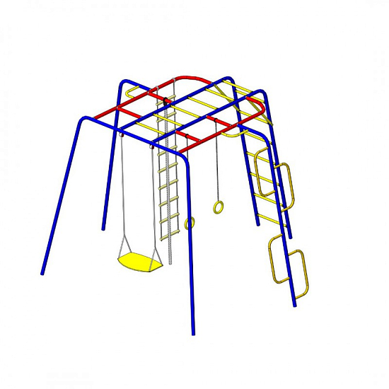картинка Детский спортивный комплекс для дачи Пионер "Призма" от магазина Лазалка