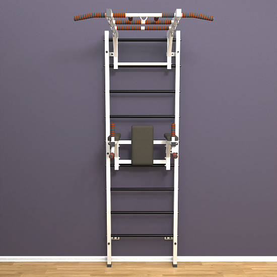 картинка Шведская стенка "LittleSport" Long 2.0 (белый*черный) от магазина Лазалка