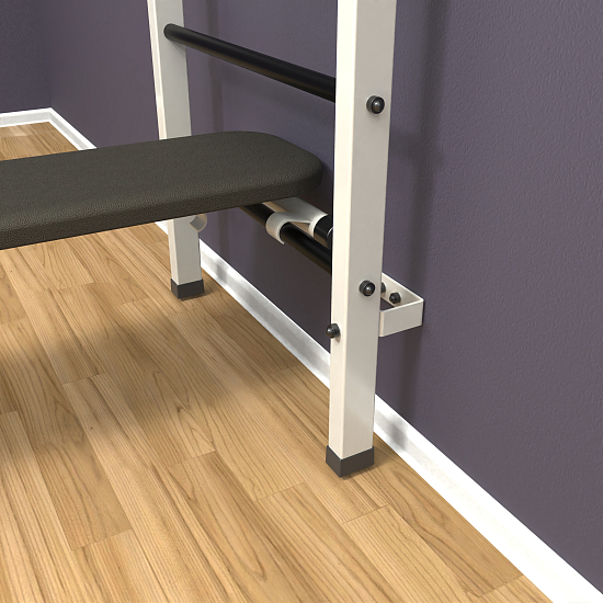 картинка Шведская стенка "LittleSport" Long 3.0 (белый*черный) от магазина Лазалка