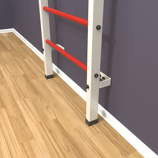 картинка Шведская стенка "LittleSport" Long 2.0 (белый*красный) от магазина Лазалка