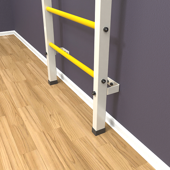 картинка Шведская стенка "LittleSport" Pull-Up (белый*желтый) от магазина Лазалка