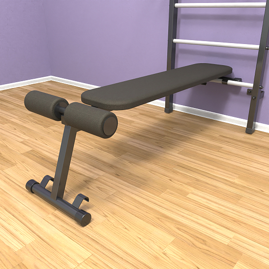 картинка Шведская стенка "LittleSport" Long 3.0 (черный*белый) от магазина Лазалка