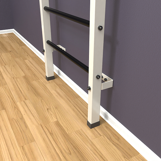 картинка Шведская стенка "LittleSport" Long 2.0 (белый*черный) от магазина Лазалка