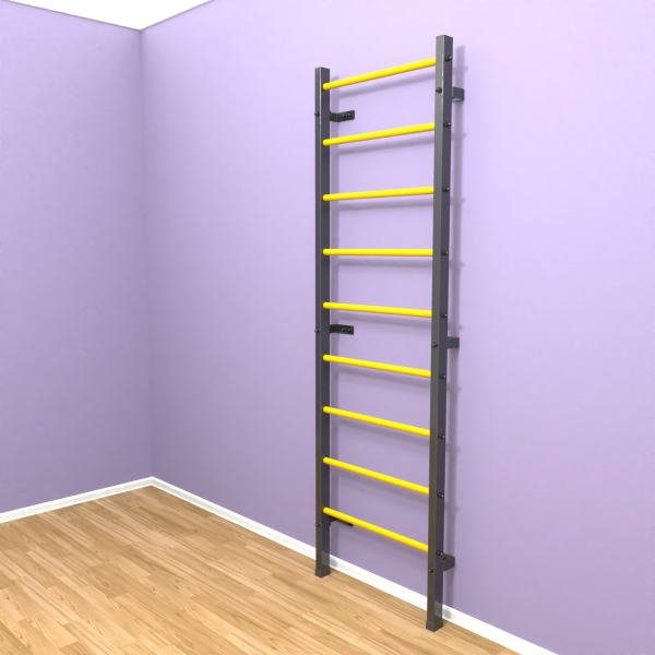 Шведская стенка "LittleSport" (черный*желтый)