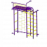 Детский спортивный комплекс ДСК "Пионер 10 лестница" пурпурный-желтый